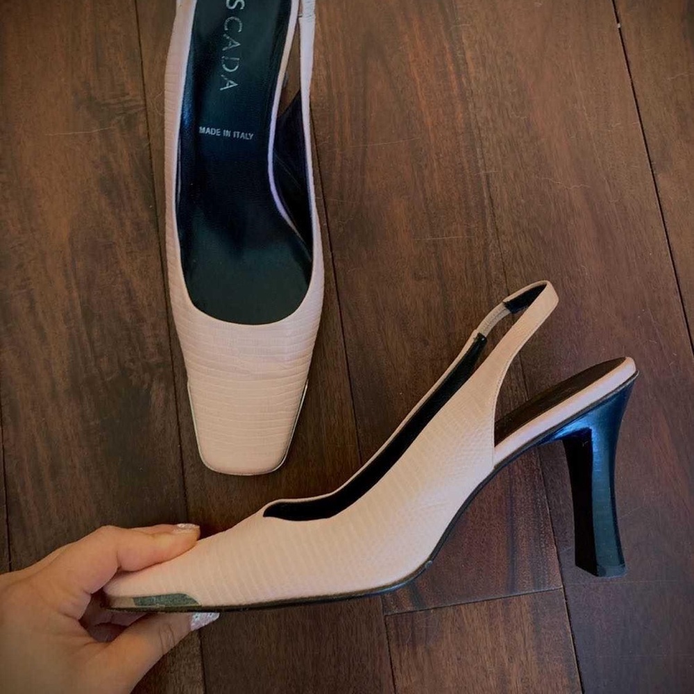 Escada pink heels